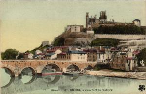 CPA BEZIERS le Vieux Pont du Faubourg (518604)