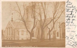 Princeton New Jersey Methodist Episcopal Church Real Photo Postcard AA45293
