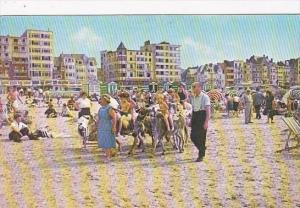 Belgium De Panne Scene de Plage Photo