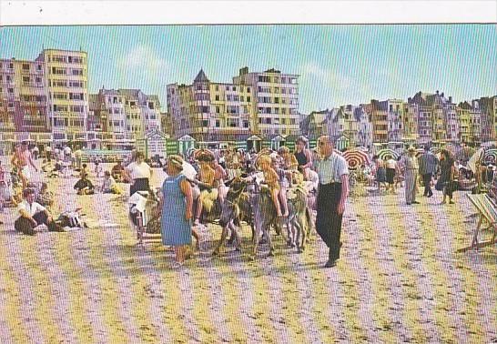 Belgium De Panne Scene de Plage Photo