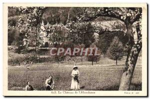 Old Postcard the castle of & # 39abondance