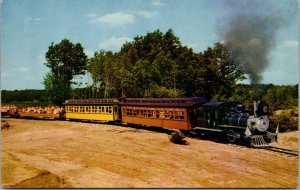 Massachusetts Wakefield Trains Highballing With Old Smoley At Pleasure Island