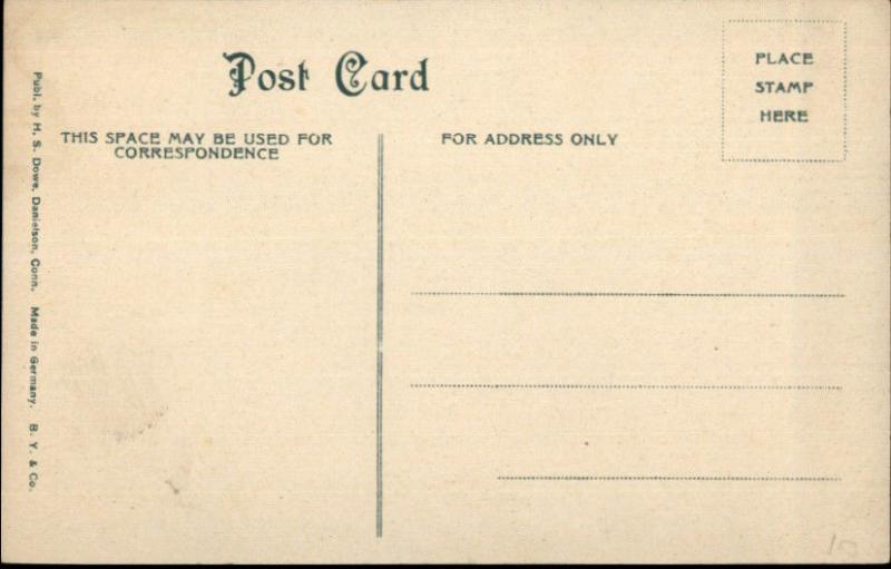 Danielson CT Fire Station c1910 Unused Postcard EXC CONDITION