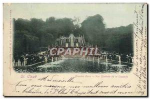 Postcard Old St Cloud Fountains Vue Generale Cascade