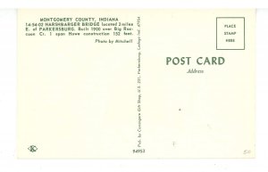 IN - Parkersburg. Harshbarger Covered Bridge