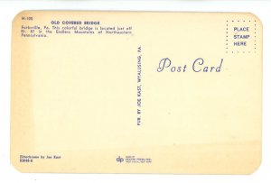 PA - Forksville. Old Covered Bridge