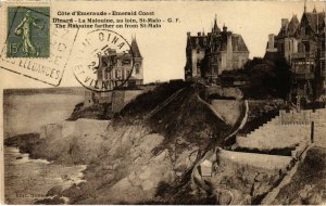 CPA Dinard- La Malouine, au loin, St Malo FRANCE (1021653)