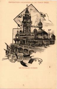 CPA AK PARIS EXPO 1900 le Pavillon Suédois (700531)