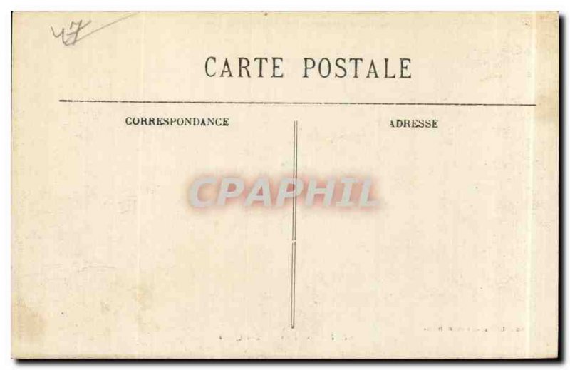 Old Postcard Tonneins Docks