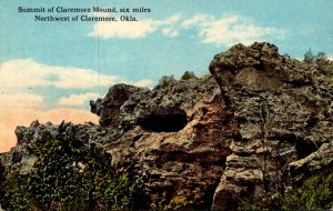 Oklahoma Claremore Summit Of Claremore Mound Curteich