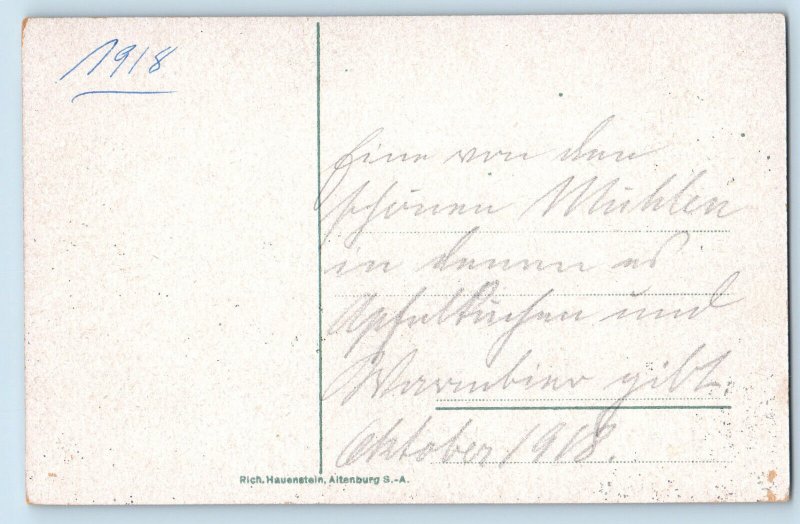 Hesse Germany Postcard View of Walkmuhle i. Muhltal 1918 Antique Posted