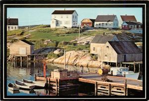 Peggys Cove Fishing Village Nova Scotia Canada Postcard