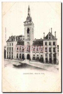 Old Postcard Angouleme Hotel de Ville