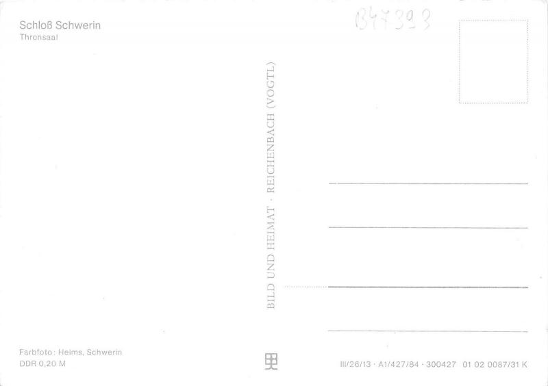 B47393 Schloss Schwerin Thonsaal   germany