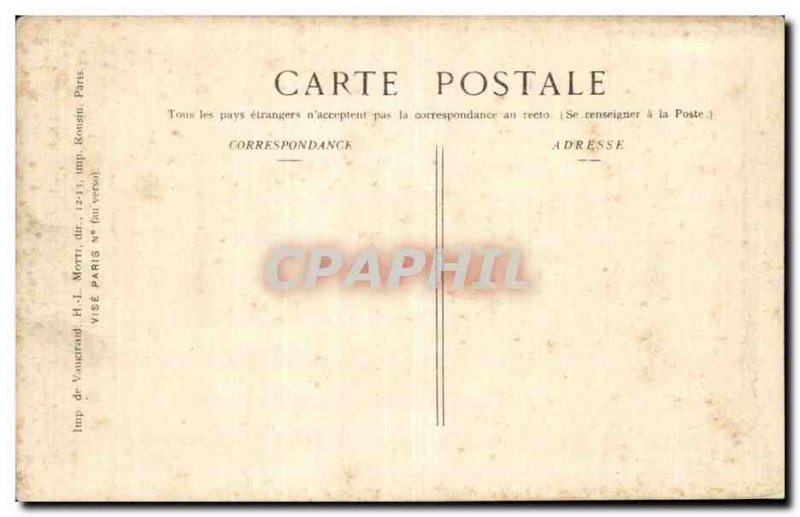 Old Postcard Senlis After the bombing