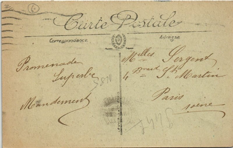 CPA LE MANS la Gare des Tramways (14945)