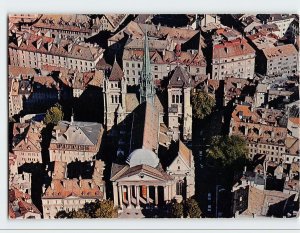Postcard Vue aérienne, Cathédrale St. Pierre, Geneva, Switzerland