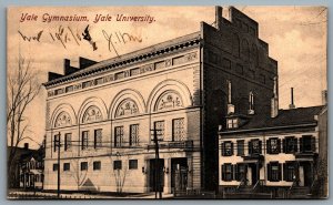 Postcard New Havent CT c1905 Yale University Yale Gymnasium RPO Cancel UDB