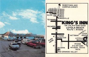 Corpus Christi Texas King's Inn Vintage Postcard AA32706