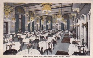 Main Dining Room New Washington Hotel Seattle Washington