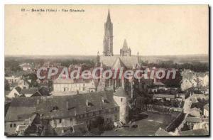 Old Postcard Senlis Oise General view
