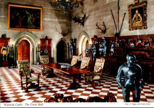 Englands Warwick Castle The Great Hall