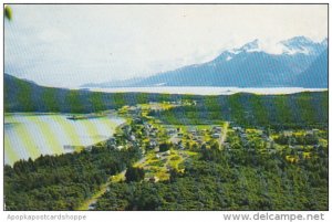 Alaska Haines and Port Chilkott Aerial View