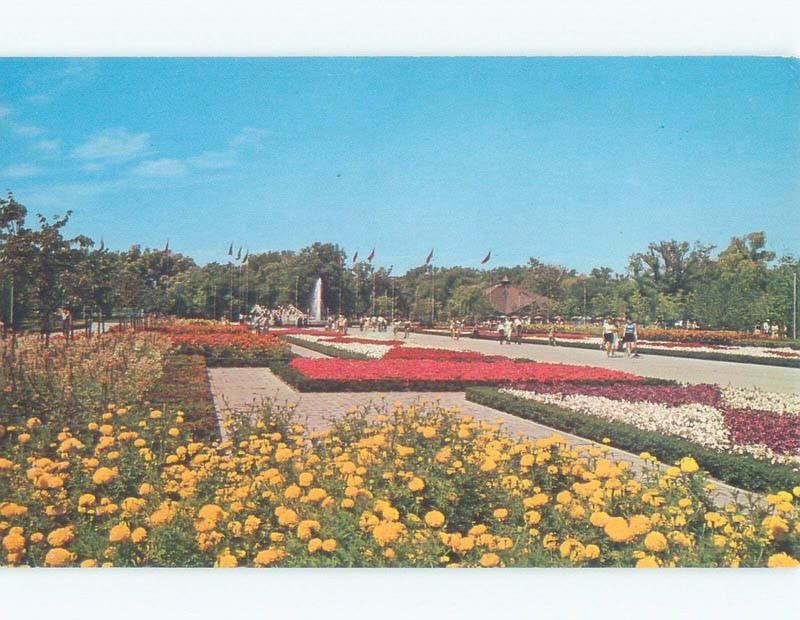 Unused Pre-1980 FLOWER GARDENS AT CENTER ISLAND Toronto Ontario ON c7443