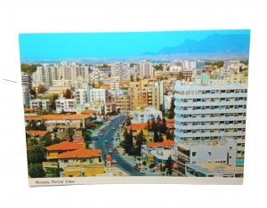 Aerial View Of Nicosia Cyprus Vintage Postcard