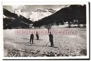 Postcard The Old Scenic Sites Digne Les Bains Winter Sports Col de Maure