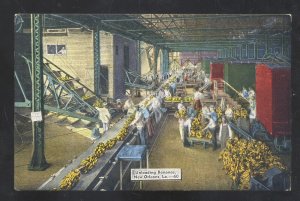 NEW ORLEANS LOUISIANA BANANA PACKING PLANT VACTORY LA VINTAGE POSTCARD