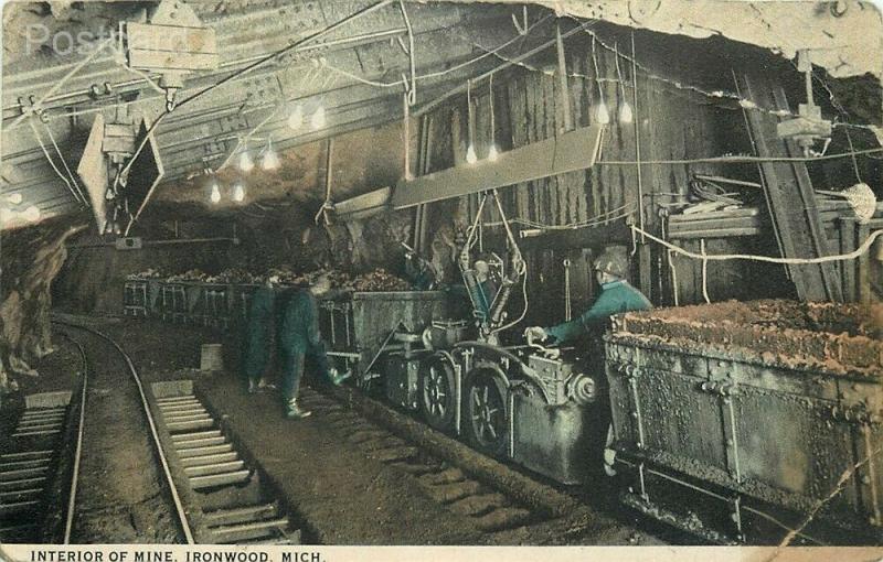 MI, Ironwood, Michigan, Interior of Mine