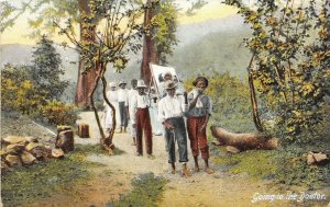 Brown's Town Jamaica c1910 Postcard Going To The Doctor