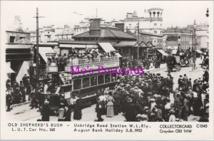 London Postcard - Shepherd's Bush, Uxbridge Road Station W.L.Railway  Ref.2130