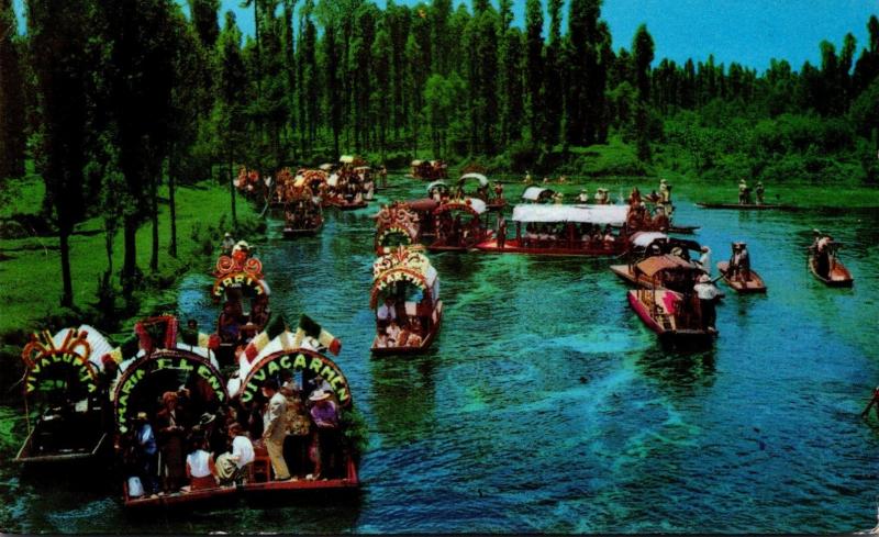 Mexico Lago de Oochimilco 1962