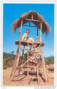 Aborigine Maids In Native Village Near Sun Moon Lake In Central Taiwan, Repub...