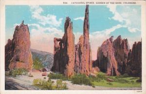 Colorado Cathedral Spires Garden Of The Gods Curteich
