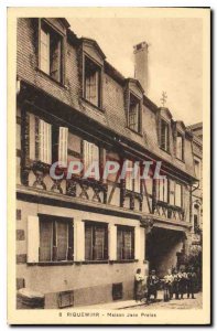 Postcard Old House Riquewihr Jean Preiss