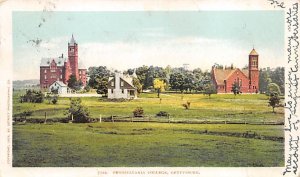 Pennsylvania college Gettysburg, PA USA R.P.O., Rail Post Offices PU 1905 