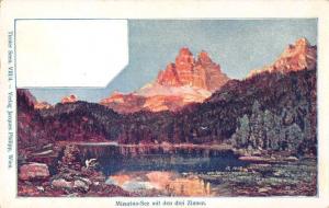 Misurina-See Italy Scenic View Phillip and Kramer Antique Postcard J63881