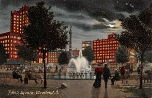 LPS45 Cleveland Ohio OH Postcard Public Square