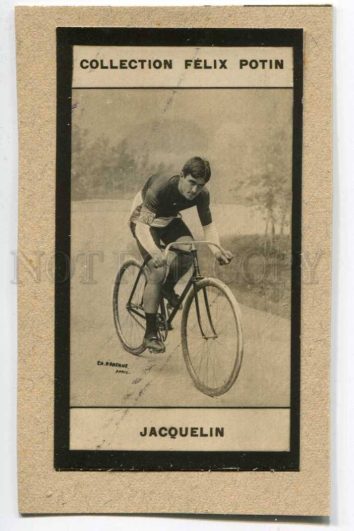 274502 Edmond JACQUELIN French Track Cyclist Vintage PHOTO Topics
