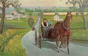 Amish Courting Carriage Leola, Pennsylvania PA s 