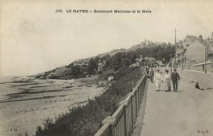 CPA Le HAVRE - Boulevard Maritime et la Heve (201073)