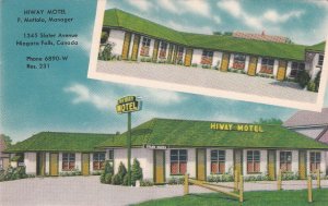 Postcard Hiway Motel Niagara Falls Canada