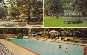 Allenwood Motel Restaurant US 1 221 Louisville Georgia postcard