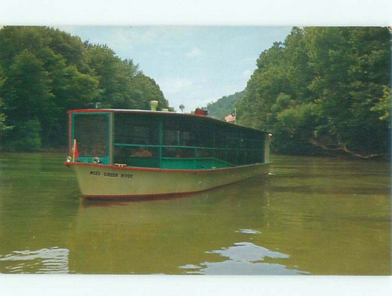 Pre-1980 BOAT SCENE Mammoth Cave National Park - Cave City Kentucky KY AF3915