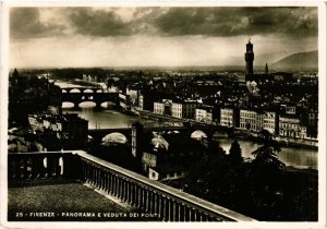 CPA FIRENZE Panorama e Veduta dei Ponti . ITALY (492665)