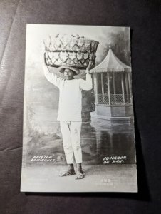 Mint Mexico PPC Postcard Bread Merchant Mexican Worker Native