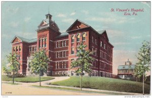 ERIE, Pennsylvania; St. Vincent's Hosptial, PU-1911